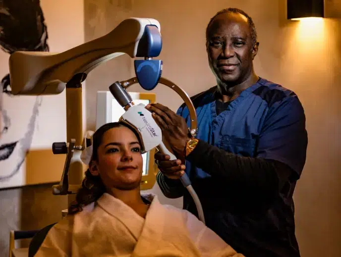 NeuroStar TMS depression treatment in Miami with Dr. Bankole Johnson at Casa Privée.